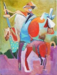 Don Quixote In The Costume of King Charlemagne